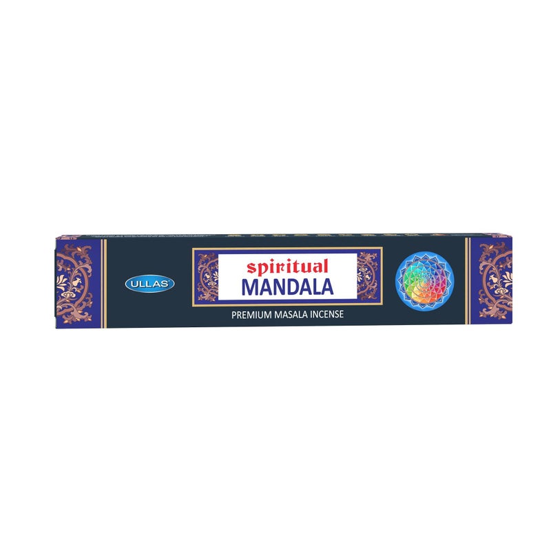 Ullas Spiritual Mandala Agarbathi Premium Masala Incense Sticks with Fresh Fragrance , 180 Incense Sticks - Image 2